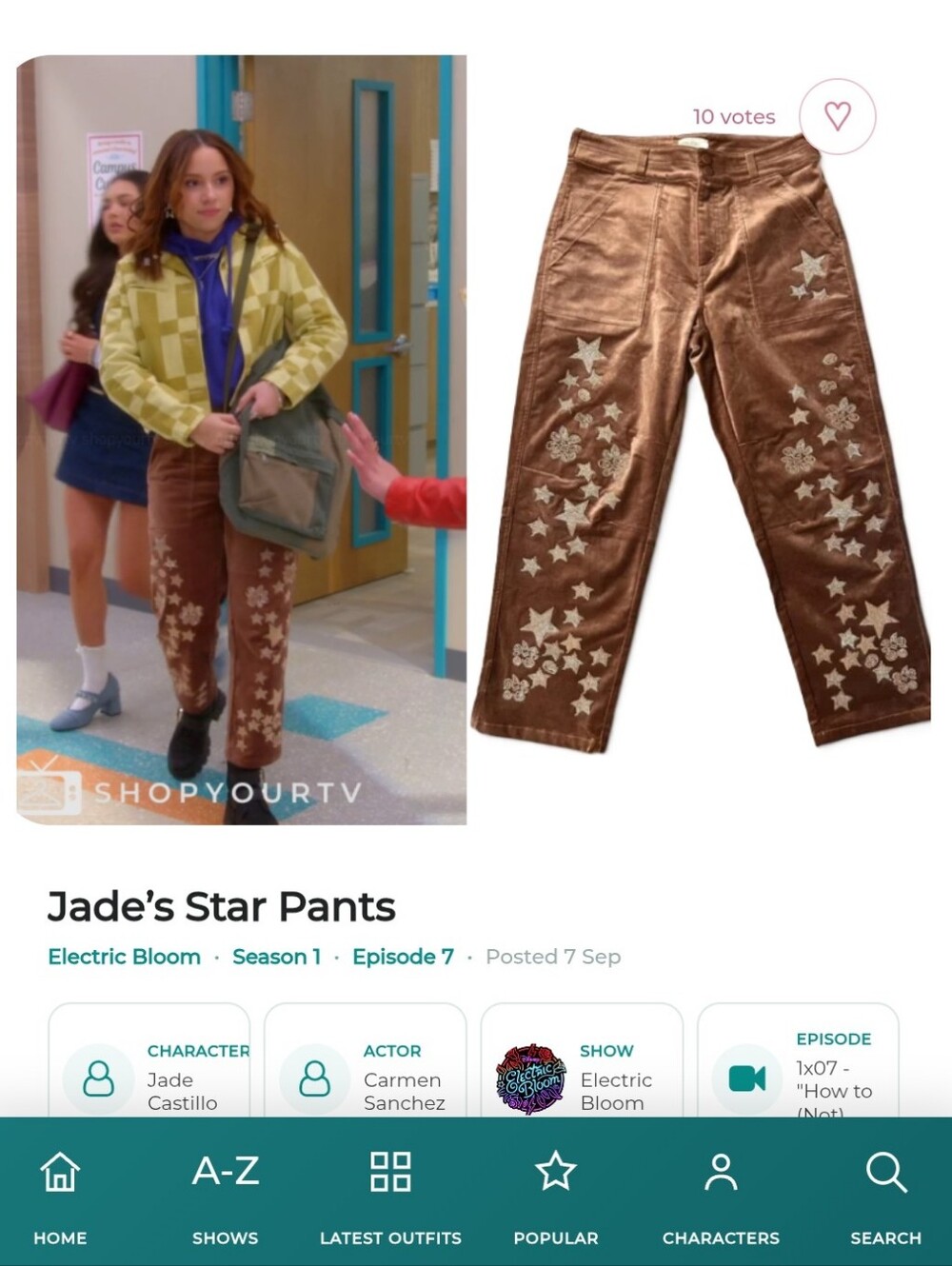 Anthropologie Size 27 Pilcro Copper/Bronze Velvet Beaded Wide Leg Cropped Pants